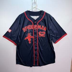 Marvel Spider-Man New York 62 Baseball Jersey Size XL